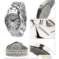  Shop Authentic Emporio Armani Classic Quartz Silver Dial Silver Steel Strap Watch For Men - AR0647 - Luxxuri