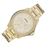  Shop Authentic Fossil Cecile Chronograph Gold Dial Gold Steel Strap Watch for Women - AM4482 - Luxxuri