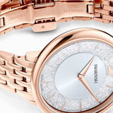  Shop Authentic Swarovski Crystalline Chic Analog Silver Dial Rose Gold Steel Strap Watch for Women - 5544590 - Luxxuri