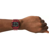  Shop Authentic Fossil Retro Analog-Digital Black Dial Red Steel Strap Watch for Men - FS5897 - Luxxuri