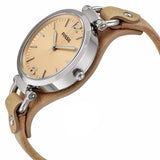  Shop Authentic Fossil Georgia Bone Grey Dial Beige Leather Strap Watch for Women - ES2830 - Luxxuri