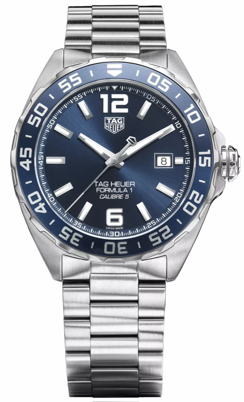  Shop Authentic Tag Heuer Formula 1 Bucherer Blue Edition Blue Dial Silver Steel Strap Watch for Men - WAZ2015.BA0842 - Luxxuri