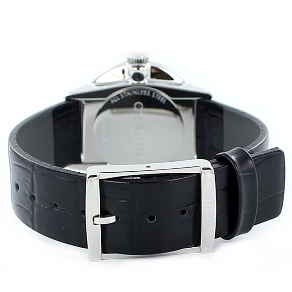  Shop Authentic Calvin Klein Accent Black Dial Black Leather Strap Watch for Women - K2Y231C3 - Luxxuri