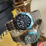  Shop Authentic Fossil FB-01 Chronograph Black Dial Silver Steel Strap Watch for Men - FS5827 - Luxxuri