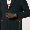  Shop Authentic Gucci G Timeless Quartz Green & Red Dial Green & Red NATO Strap Watch For Men - YA126487A - Luxxuri