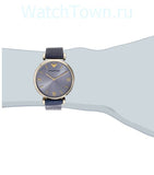  Shop Authentic Emporio Armani Gianni T Bar Blue Dial Blue Leather Strap Watch For Women - AR1875 - Luxxuri