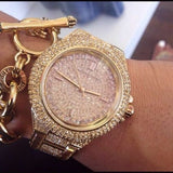  Shop Authentic Michael Kors Camille Crystal Rose Gold Dial Rose Gold Steel Strap Watch for Women - MK5862 - Luxxuri