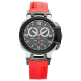  Shop Authentic Tissot T Race Chronograph Black Dial Red Rubber Strap Watch for Men - T048.417.27.057.01 - Luxxuri