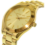  Shop Authentic Michael Kors Slim Runway Gold Dial Two Tone Gold Strap Watch for Women - MK4285 - Luxxuri