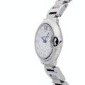  Shop Authentic Cartier Ballon Bleu de Cartier Diamonds Silver Dial Silver Steel Strap Watch for Women - WE902073 - Luxxuri