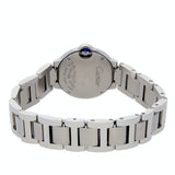 Shop Authentic Cartier Ballon Bleu de Cartier Diamonds Silver Dial Silver Steel Strap Watch for Women - WE902073 - Luxxuri
