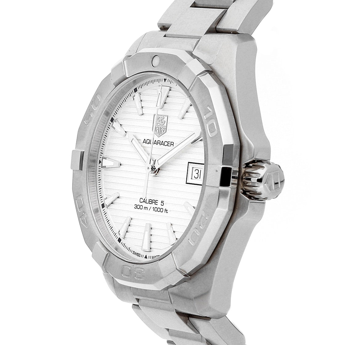  Shop Authentic Tag Heuer Aquaracer White Dial Watch for Men - WAY2111.BA0928 - Luxxuri