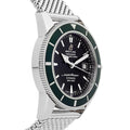  Shop Authentic Breitling Superocean Heritage 42mm Chronograph Green Bezel Mens Watch - A1732136 - Luxxuri