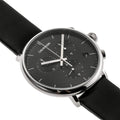  Shop Authentic Calvin Klein High Noon Chronograph Black Dial Black Leather Strap Watch for Men - K8M271C1 - Luxxuri