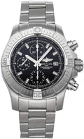  Shop Authentic Breitling Avenger Chronograph 43 Black Dial Silver Steel Strap Watch for Men - A13385101B1A1 - Luxxuri