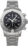  Shop Authentic Breitling Avenger Chronograph 43 Black Dial Silver Steel Strap Watch for Men - A13385101B1A1 - Luxxuri