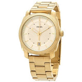  Shop Authentic Fossil Machine Gold Dial Gold Steel Strap Watch for Men - FS5264 - Luxxuri