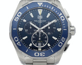  Shop Authentic Tag Heuer Aquaracer Blue Dial Watch for Men - CAY111B.BA0927 - Luxxuri