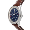  Shop Authentic Breitling Navitimer 1 Automatic 41mm Blue Dial Brown Leather Strap Mens Watch - A17326211C1P1 - Luxxuri