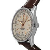  Shop Authentic Breitling Navitimer Automatic 41mm Brown Leather Strap Mens Watch - A17326211G1P1 - Luxxuri