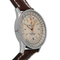  Shop Authentic Breitling Navitimer 1 Automatic 41mm White Dial Brown Leather Strap Mens Watch - A17326211G1P1 - Luxxuri