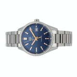  Shop Authentic Tag Heuer Carrera Quartz Diamonds Blue Dial Silver Steel Strap Watch for Women - WAR1114.BA0601 - Luxxuri