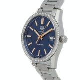  Shop Authentic Tag Heuer Carrera Quartz Diamonds Blue Dial Silver Steel Strap Watch for Women - WAR1114.BA0601 - Luxxuri