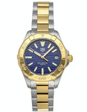  Shop Authentic Tag Heuer Aquaracer Blue Dial Two Tone Steel Strap Watch for Women - WBD1325.BB0320 - Luxxuri