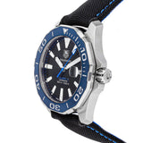  Shop Authentic Tag Heuer Aquaracer Calibre 5 Automatic Black Dial Black Nylon Strap Watch for Men - WAY211B.FC6363 - Luxxuri