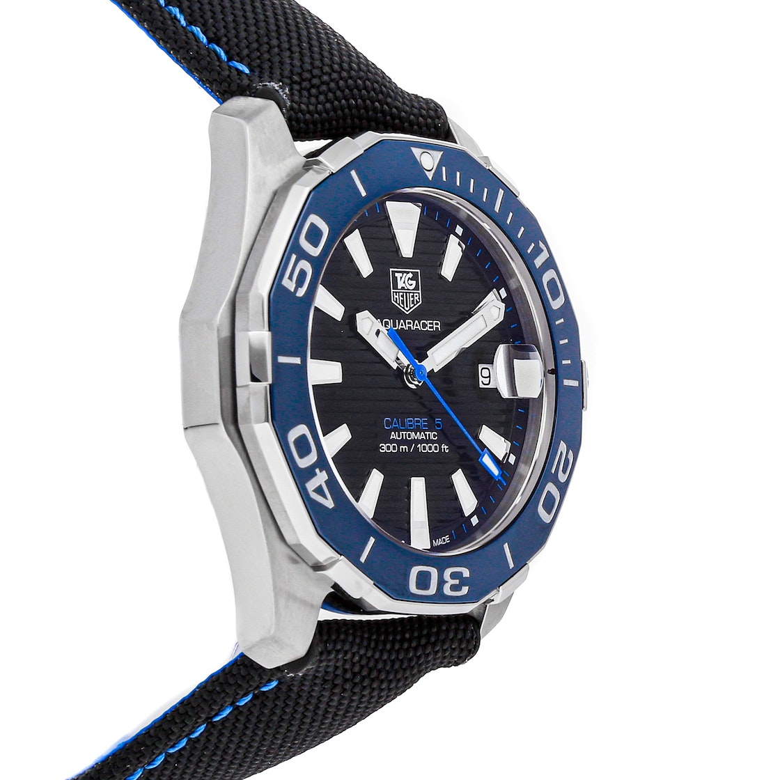  Shop Authentic Tag Heuer Aquaracer Blue Dial Watch for Men - WAY211B.FC6363 - Luxxuri
