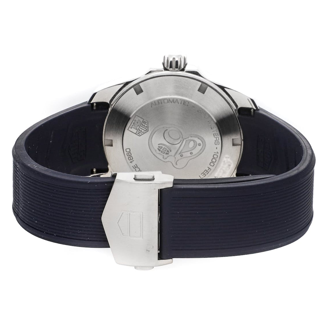  Shop Authentic Tag Heuer Aquaracer Calibre 5 Blue Dial Blue Silicone Strap Watch for Men -  WAY211C.FT6155 - Luxxuri