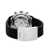  Shop Authentic Breitling Superocean Heritage B01 Chronograph 44 Limited Edition Green Dial Black Mesh Bracelet Watch for Men - AB01621A1L1S1 - Luxxuri