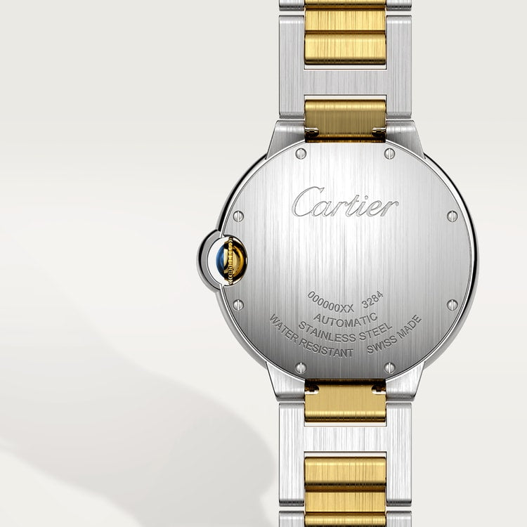  Shop Authentic Cartier Ballon Bleu de Cartier Silver Dial Two Tone Steel Strap Watch for Women - W2BB0030 - Luxxuri