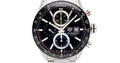  Shop Authentic Tag Heuer Carrera Automatic Chronograph Black Dial Silver Steel Strap Watch for Men - CBM2110.BA0651 - Luxxuri