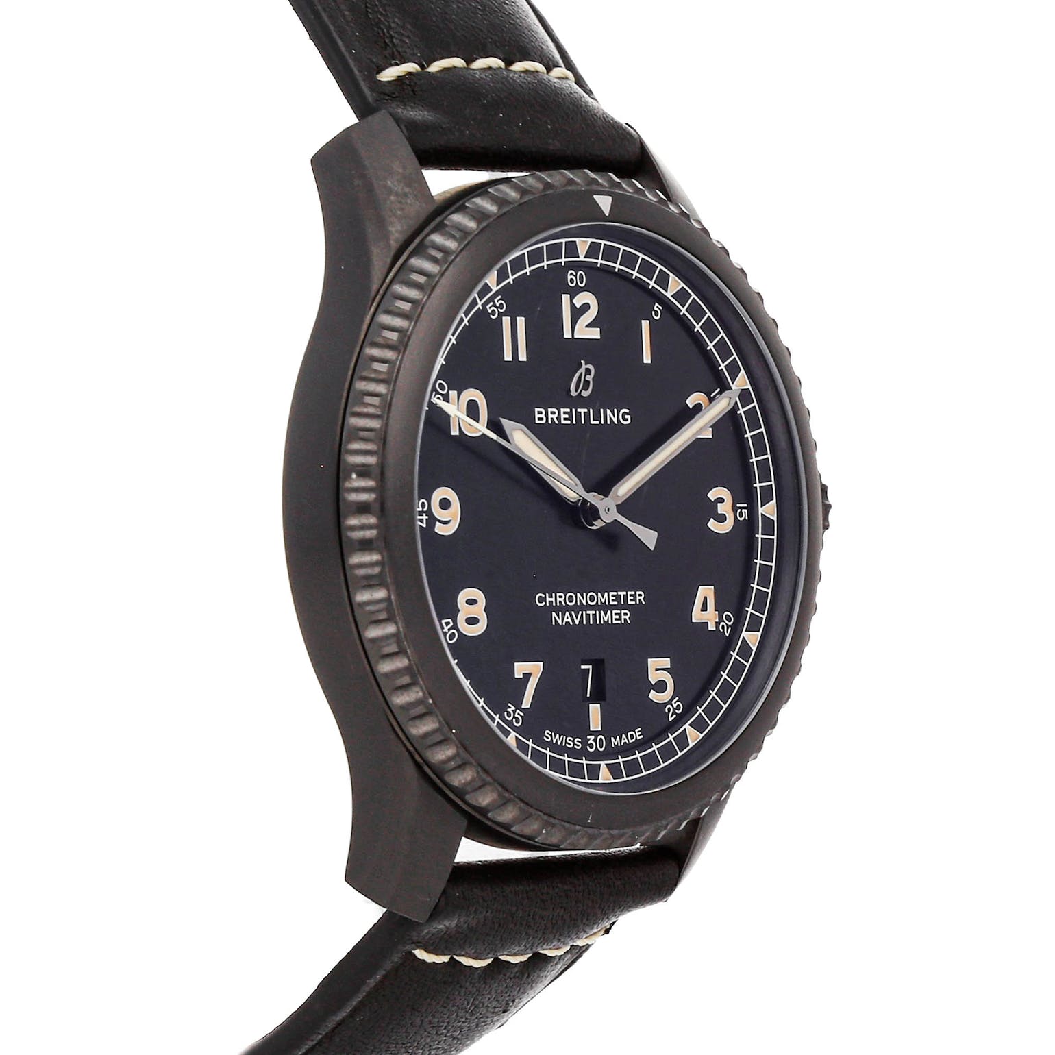  Shop Authentic Breitling Navitimer 8 Automatic Chronometer Black Dial Mens Watch - M17314101B1X1 - Luxxuri