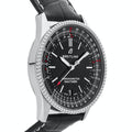  Shop Authentic Breitling Navitimer Automatic 38mm Black Dial Black Leather Strap Mens Watch - A17325241B1P1 - Luxxuri
