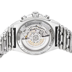  Shop Authentic Breitling Chronomat B01 42 Green Dial Silver Steel Strap Watch for Men - AB0134101L1A1 - Luxxuri