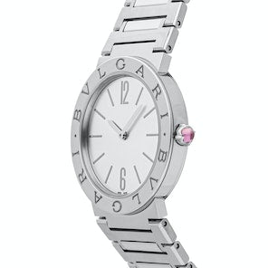  Shop Authentic Bvlgari Bvlgari Lady Silver Dial Silver Steel Strap Watch for Women - BVLGARI103575 - Luxxuri