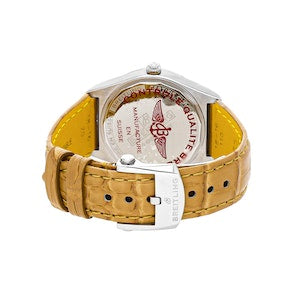  Shop Authentic Breitling Chronomat Automatic 36 South Sea Brown Dial Brown Leather Strap Watch for Women - A10380611A1P1 - Luxxuri