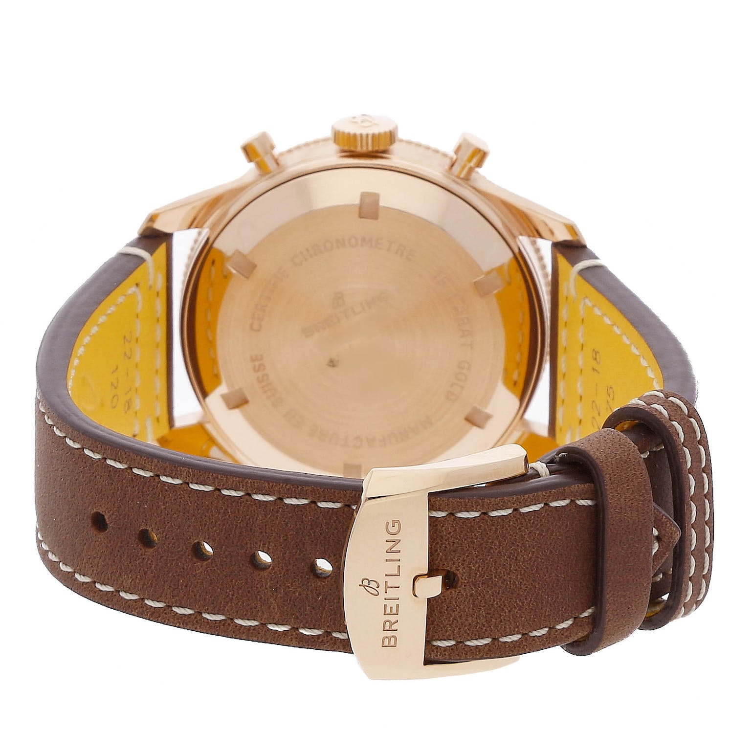  Shop Authentic Breitling Avi 1953 Edition Black Dial Brown Leather Strap Watch for Men - RB0920131B1X1 - Luxxuri
