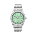  Shop Authentic Breitling Chronomat Automatic 36 Diamonds Green Dial Two Tone Steel Strap Watch for Women - A10380591L1A1 - Luxxuri