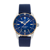  Shop Authentic Breitling Superocean Heritage B20 Automatic 42 Blue Dial Blue Mesh Bracelet Watch for Men - UB2010161C1S1 - Luxxuri