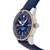  Shop Authentic Breitling Superocean Heritage B20 Automatic 42 Blue Dial Blue Mesh Bracelet Watch for Men - UB2010161C1S1 - Luxxuri