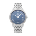  Shop Authentic Omega De Ville Prestige Co-Axial Blue Dial Silver Steel Strap Watch for Men - 424.10.40.20.03.002 - Luxxuri
