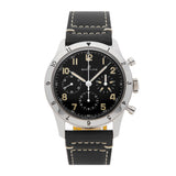  Shop Authentic Breitling Avi Ref. 765 1953 Re-Edition Black Dial Black Leather Strap Watch for Men - AB0920131B1X1 - Luxxuri