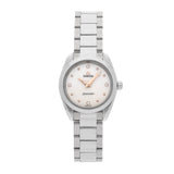  Shop Authentic Omega Seamaster Aqua Terra Quartz Diamond Silver Dial Silver Steel Strap Watch for Women - 220.10.28.60.54.001 - Luxxuri