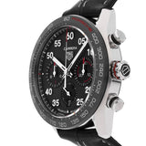  Shop Authentic Tag Heuer Carrera Porsche Chronograph Special Edition Black Dial Black Leather Strap Watch for Men - CBN2A1F.FC6492 - Luxxuri