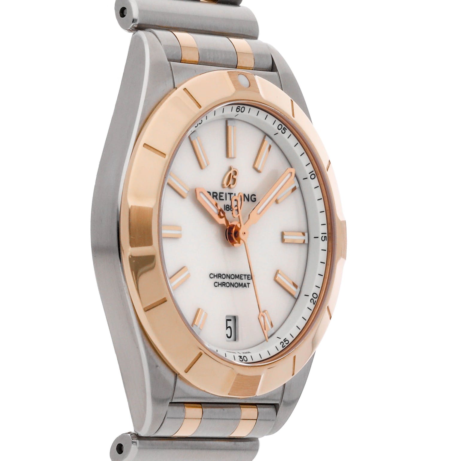  Shop Authentic Breitling Chronomat 32 White Dial Two Tone Steel Strap Watch for Women - U77310101A1U1 - Luxxuri