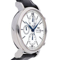  Shop Authentic IWC Portofino Chronograph White Dial Black Leather Strap Watch for Men - IW391024 - Luxxuri