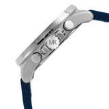  Shop Authentic Michael Kors Brecken Chronograph Blue Dial Two Tone PVC Strap Watch For Men - MK8950 - Luxxuri